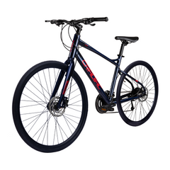 CRADIAC - Concept X | 24 Speed Gear Hybrid Cycle | 700 * 35 C Bike | Rigid Fork | Aluminium Alloy Frame | 700 * 35C Nylon Tires | Shimano hydraulic Dual DISC Brakes | Ideal for 15+ Years Men/Boys/Girls
