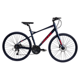 CRADIAC - Concept X | 24 Speed Gear Hybrid Cycle | 700 * 35 C Bike | Rigid Fork | 6061 Alloy Frame | 700 * 35C Nylon Tires | Shimano hydraulic Dual DISC Brakes | Ideal for 15+ Years Men/Boys/Girls