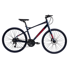 CRADIAC - Concept X | 24 Speed Gear Hybrid Cycle | 700 * 35 C Bike | Rigid Fork | Aluminium Alloy Frame | 700 * 35C Nylon Tires | Shimano hydraulic Dual DISC Brakes | Ideal for 15+ Years Men/Boys/Girls