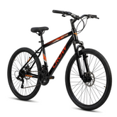 CROW - ATOM 21 Speed Gear Cycle | 27.5" T Cycle for Boys 12 to 15 Years | Bicycle for Men Adult | Mountain Bike with Front Suspension & Dual Disc Brakes| Unisex MTB Cycle for Men |