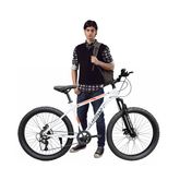 CROW - ATOM PRO 7 Speed Gear Cycle for Boys |27.5" T Cycle for Boys 12 to 15 Years| Bicycle for Men Adult |MTB with Front Suspension & Dual disc Brakes | Unisex 27.5" INCH MTB