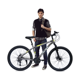 CROW - CROSS TRAK 21 Speed Gear Cycle for Boys |27.5" T Cycle for Boys 12 to 15 Years| Bicycle for Men Adult |MTB with Front Suspension & Dual disc Brakes | Unisex 27.5" INCH MTB