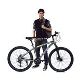 CROW - CROSS TRAK 7 Speed Gear Cycle for Boys |27.5" T Cycle for Boys 12 to 15 Years| Bicycle for Men Adult |MTB with Front Suspension & Dual disc Brakes | Unisex 27.5" INCH MTB