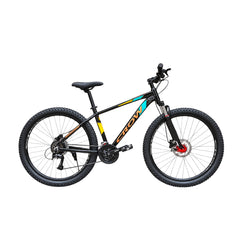 CROW - Legend LITE 21 Speed| 6061 Alloy Cycle 27.5T 21 Speed Gear Bicycle for Men with Front Lockout Suspension & Dual Disc Brake Mountain Bike | Ideal for 15+ Years, Unisex, Frame Size : 18 inch