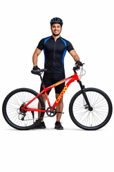 CROW - FIRE STORM 7 Speed Gear Cycle for Boys |26" T Cycle for Boys 12 to 15 Years| Bicycle for Men Adult |MTB with Front Suspension & Dual disc Brakes | Unisex 26" INCH MTB