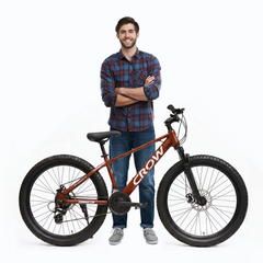 CROW Dominator 21 Speed Cycle for Boys | 15.5 INCH Frame | 29T Mountain Bike | Double Crown Suspension | Jak Dual DISC | Stunt Cycle | Bicycle for Adults |Cycle for Boys 12 to 15 Years.