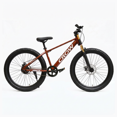 CROW Dominator PRO Single Speed Mountain Bike for Boys | 15.5 Inch Frame | 27.5T Wheels | Double Crown Suspension | Jak Dual Disc | Stunt Cycle | Bicycle for Adults | Cycle for Boys