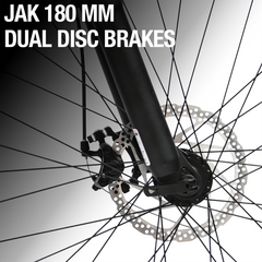 CROW Dominator PRO 21 Speed Mountain Bike for Boys | 15.5 Inch Frame | 27.5T Wheels | Double Crown Suspension | Jak Dual Disc | Stunt Cycle | Bicycle for Adults | Cycle for Boys