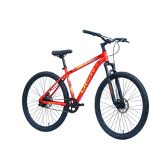 CROW - FIRE STORM Single Speed Cycle | 26T Cycle for Boys 12 to 15 Years | Bicycle for Men Adult | Mountain Bike with Front Suspension & Dual Disc Brakes| Unisex 26INCH MTB