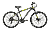 CRADIAC Hustler X7 21 Speed High Performance Mountain Cycle for Men with Front Suspension & Dual disc Brakes, 29T Inch Tire, Steel Frame MTB | Ideal for 14+ Years, Unisex, Frame Size - 18.5 Inch