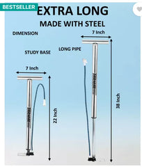 Tarmal Made in India Steel Bicycle Pump (Multicolor)
