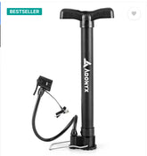 ADONYX Portable Bike Floor |120PSI with Multifunction Needle|Mini Ball, Bicycle Pump (Black)