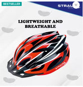 Strauss Adjustable Cycling Helmet (Red)