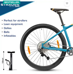 Bicycle Pump Double Action, Air (Black)