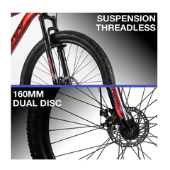 CROW Rogue LITE 29 T Bicycle for Men Adult | Alloy Frame Cycle | 21 Speed Cycle with Disc Brake | 21 Gear Shimano Gear | Bicycle for Boys 12 to 15 Years | Gear Cycles for Boys | Cycle for Adults | Suspension Fork