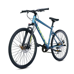 CRADIAC - Gunner PRO | 7 Speed Gear Cycle |700 * 35C Alloy Hybrid Bike | Front Lockout Suspension | Dual Disc Brakes | 6061 Alloy Frame | Ideal for 15+ Years Men/Boys/Girls/Women