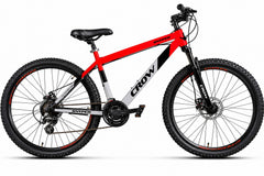 CROW - SNYPER Single Speed Cycle for Men | Cycle for Boys | Steel Mountain Cycles for Men with Front Suspension & Dual Disc Brake Single Speed MTB Bike 29T | Ideal for 15+ Years, Unisex