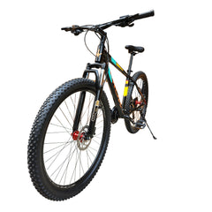 CROW - Legend X 21 Speed| 6061 Alloy Cycle 29T 21 Speed Gear Bicycle for Men with Front DARCTEK Lockout Suspension & Hydraulic Disc Brake Mountain Bike | Ideal for 15+ Years, Unisex