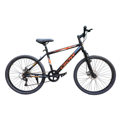 CROW - ATOM 7 Speed Gear Cycle for Boys |29" T Cycle for Boys 12 to 15 Years| Bicycle for Men Adult |MTB with Front Suspension & Dual disc Brakes | Unisex 29" INCH MTB |