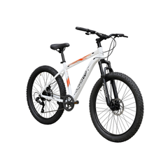 CROW - ATOM PRO 7 Speed Gear Cycle for Boys |27.5" T Cycle for Boys 12 to 15 Years| Bicycle for Men Adult |MTB with Front Suspension & Dual disc Brakes | Unisex 26" INCH MTB