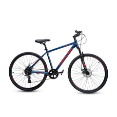 CRADIAC Spark 7 Speed | 18.5 INCH HI-TENSILE Steel Frame | 700C T Hybrid Bike | Front Suspension | Dual DISC