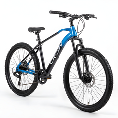 CROW - Black Ninja 7 Speed Gear Cycle | 29" T Cycle for Boys 12 to 15 Years | Bicycle for Men Adult | Mountain Bike with Front Suspension &amp; Dual Disc Brakes| Unisex MTB Cycle for Men |