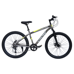 CROW - CROSS TRAK 7 Speed Gear Cycle for Boys |26" T Cycle for Boys 12 to 15 Years| Bicycle for Men Adult |MTB with Front Suspension & Dual disc Brakes | Unisex 26" INCH MTB