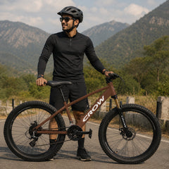 CROW Dominator 21 Speed Cycle for Boys | 15.5 INCH Frame | 27.5T Mountain Bike | Double Crown Suspension | Jak Dual DISC | Stunt Cycle | Bicycle for Adults |Cycle for Boys 12 to 15 Years.
