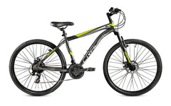 CRADIAC Hustler 21 Speed High Performance Mountain Cycle for Men with Front Suspension & Dual disc Brakes, 26 Inch Tire, Steel Frame MTB | Ideal for 12+ Years, Unisex, Frame Size - 18.5 Inch