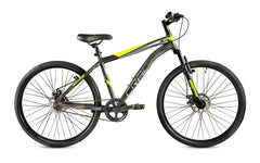 CRADIAC Hustler X7 Single Speed 29 inch High Performance Mountain Cycle for Men with Front Suspension & Dual disc Brakes | Ideal for 14+ Years, Unisex, Frame Size - 18.5 Inch