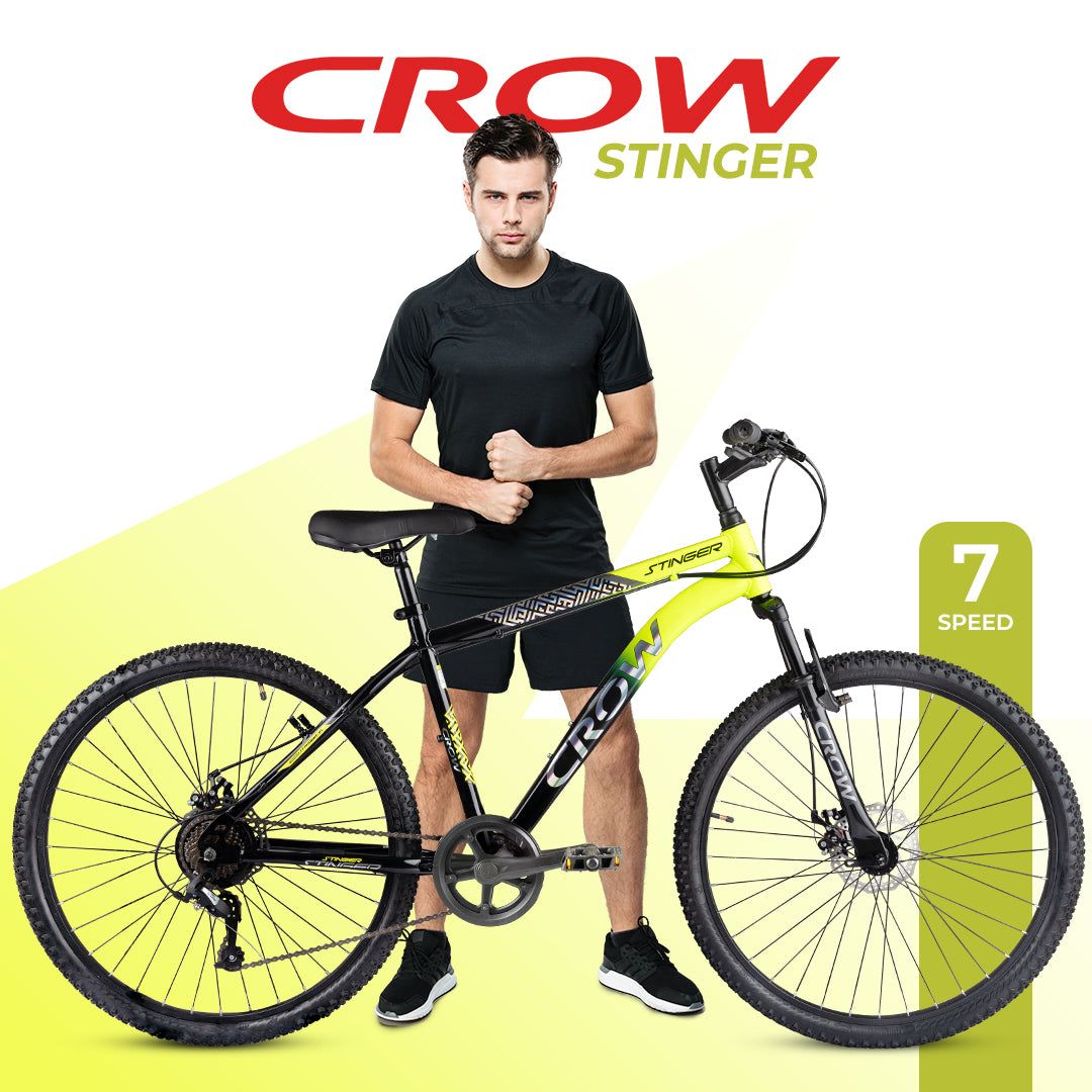 Buy Crow Stinger 21 Speed 26T MTB – Crow Bikes