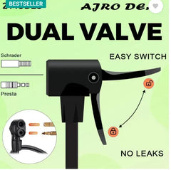 AJRO DEAL Double Action, Bicycle, Ball Pump, Portable Air Pump, pumper for cycle Ball, Balloon, Basketball Pump, Bicycle, Football Pump, Motorcycle, Volleyball Pump,