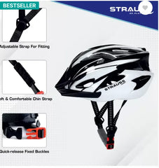 Strauss Adjustable Cycling Helmet (White)