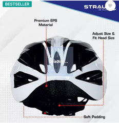 Strauss Adjustable Cycling Helmet (White)