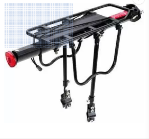 Bicycle Carrier Alloy Adjustable Rear Rack 110 Lbs Capacity Aluminium