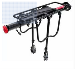 Bicycle Carrier Alloy Adjustable Rear Rack 110 Lbs Capacity Aluminium