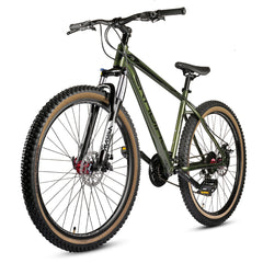 CRADIAC Alpha PRO GEN 2-21 Speed 6061 Alloy Cycle 29 T 21 Speed Gear Bicycle For Men With Front Zoom Lockout Suspension & Dual Disc Brake Mountain Bike | 15+ Years, Unisex, 18 Inch, Militorygreen