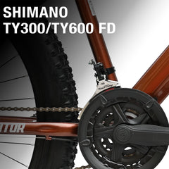 CROW - Super Dominator 21 Speed Gear Cycle | Downhill Suspension Fork | Hydraulic DISC Brake | 26 * 300 Fat Tyres |Stunt Cycle for Boys 12 to 15 Years | Dominator Cycles| MTB Bike | Fat Bike