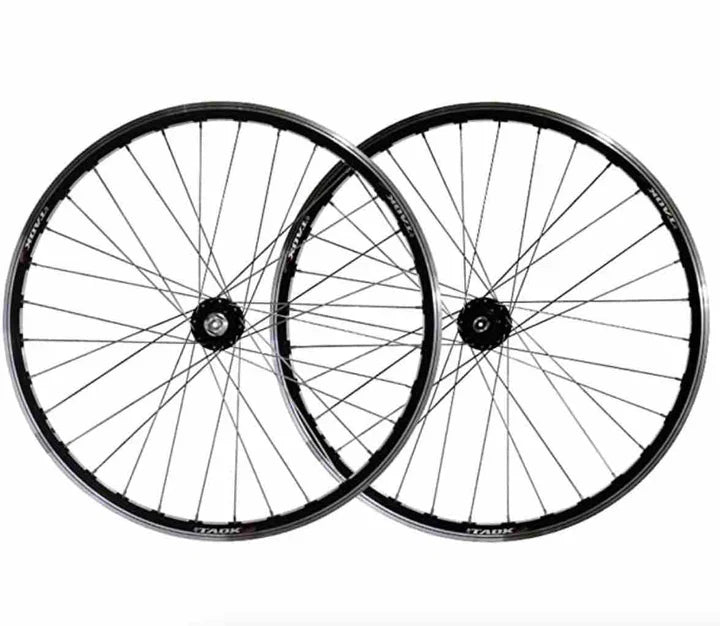 Bicycle Rim 26 Inch Fully Laced - Double Wall Alloy (Single Piece) Front / Black